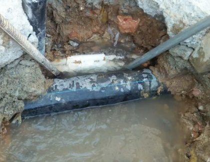 平坝测漏水之水管漏水